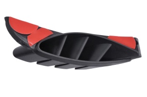 Ornament bandou lateral Stanga potrivit BMW 3 E90, E91 2004-2012 - (negru-mat; M-PAKIET; priza)