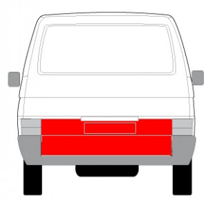 Panou reparatie usa Spate potrivit VW TRANSPORTER T4 1990-2003 - (strat, partea inferioara) - Img 2