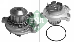 Pompa apa cu garnitura potrivit VOLVO 240, 740, 760, 780, 940, 960; AUDI 100 C2, 100 C3, 100 C4; VW LT 28-35 I, LT 40-55 I 2.0D/2.4D/2.5D 08.78-06.96 - Img 3
