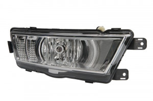 Proiector ceata Dreapta (H8/LED, cromat; cu lumini de zi) potrivit SKODA RAPID 07.12-12.18 - Img 1