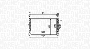 Radiator motor (Automat/Manual) potrivit AUDI A4 B5, A6 C5; SKODA SUPERB I; VW PASSAT B5, PASSAT B5.5 1.6-2.5D - Img 2
