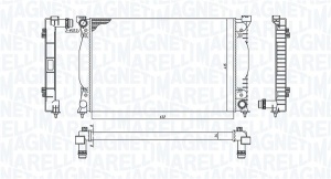 Radiator motor (Manual) potrivit AUDI A4 B6 2.4 - Img 2