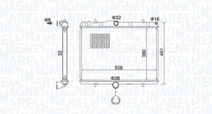 Radiator motor (Manual) potrivit CITROEN C8, JUMPY II; FIAT SCUDO, ULYSSE; LANCIA PHEDRA; PEUGEOT 807, EXPERT, EXPERT TEPEE; TOYOTA PROACE 1.6D/2.0D - Img 1