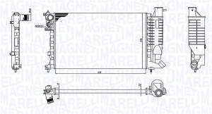 Radiator motor (Manual) potrivit CITROEN SAXO, XSARA, XSARA/HATCHBACK, ZX; PEUGEOT 306, 306/HATCHBACK 1.1-2.0 - Img 2