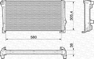 Radiator motor (Manual) potrivit FIAT IDEA, PUNTO, PUNTO/HATCHBACK; LANCIA MUSA, YPSILON 1.3D - Img 1