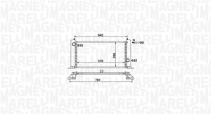 Radiator motor (Manual) potrivit FIAT STILO 1.2/1.4/1.6 - Img 2