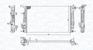 Radiator motor (Manual) potrivit RENAULT FLUENCE, GRAND SCENIC III, MEGANE, MEGANE III, SCENIC III 1.6ALK-2.0D - Img 1