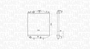 Radiator motor (Manual) potrivit SUZUKI ALTO IV, ALTO V 1.0 - Img 2