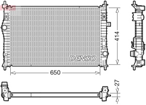 Radiator motor potrivit CITROEN BERLINGO, BERLINGO/MINIVAN, C4 GRAND PICASSO II, C4 PICASSO II, C4 SPACETOURER, C5 AIRCROSS, GRAND C4 SPACETOURER, JUMPY III, SPACETOURER 1.2-Electric - Img 3