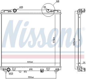 Radiator motor potrivit KIA SORENTO I 2.4 - Img 3