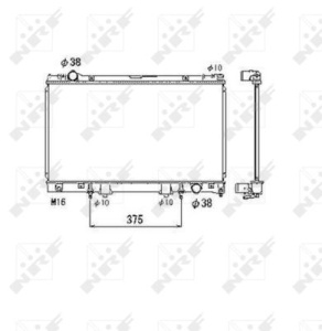 Radiator motor potrivit LEXUS LS 4.0 - Img 3