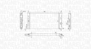 Radiator motor potrivit OPEL COMBO/MINIVAN, CORSA B, CORSA B/HATCHBACK, TIGRA 1.2/1.4/1.6 - Img 2