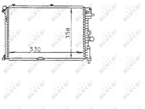Radiator motor potrivit OPEL VECTRA A 1.7D - Img 3