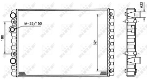 Radiator motor potrivit SEAT AROSA; VW LUPO I, POLO, POLO III 1.2D-1.9D - Img 3