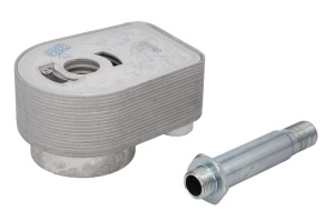 Radiator ulei motor (cu elemente fixare usoara; cu garnitura) potrivit MERCEDES A (W176), B SPORTS TOURER (W246, W242), CITAN MIXTO (DOUBLE CABIN), CITAN (MPV), CITAN/MINIVAN (W415), CLA (C117) 1.3-1.6LPG 09.98- - Img 2