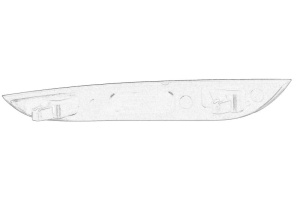 Reflector Dreapta potrivit VW EOS, GOLF PLUS 5 2004-2015 - Img 2