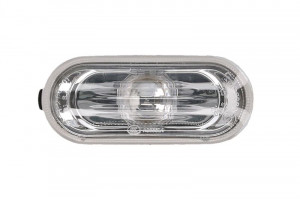 Semnalizator Dreapta/Stanga (alb, cu o insertie de argint) potrivit SEAT AROSA, LEON, TOLEDO II; VW BORA, BORA I, CADDY II, CADDY II/MINIVAN 1.0-4.0 10.94-12.13 10.94-03.10 - Img 1