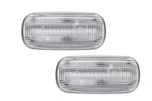 Semnalizator lampa lateral stanga/dreapta transparent, LED potrivit AUDI A3, A4 B6, A4 B7, A6 C5, A6 C6 1.4-5.2 2000-2013