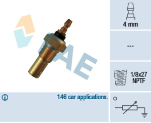 Senzor temperatura lichid racire (numar pini: 1, negru) potrivit DAIHATSU APPLAUSE I, CHARADE III, CUORE II, CUORE III, CUORE IV; HONDA ACCORD IV, ACCORD V, ACCORD VI, CIVIC IV 0.8-3.0 09.85- - Img 2