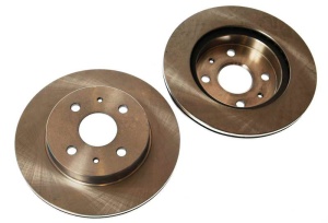 Set discuri frana (2 buc.) Fata Dreapta/Stanga potrivit DAIHATSU COPEN, CUORE VII, SIRION, YRV; SUBARU JUSTY IV 0.7-1.5 07.02- - Img 2