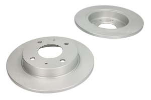 Set discuri frana (2 buc.) Spate Dreapta/Stanga potrivit MITSUBISHI COLT CZC VI, COLT VI; SMART FORFOUR 1.1-1.5D 01.04-06.12 - Img 1