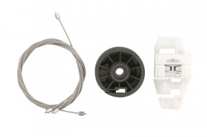 Set reparat macara geam fata stanga potrivit RENAULT CLIO III, GRAND SCENIC II, MODUS dupa 2004 - (set)