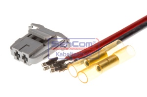 Set reparatie cabluri ventilator suflant (100mm, numar pini: 2) potrivit ABARTH GRANDE PUNTO; ALFA ROMEO MITO; CITROEN BERLINGO MULTISPACE, BERLINGO/MINIVAN 0.9-Electric 10.99- - Img 3