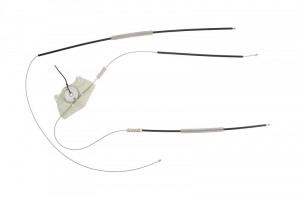 Set reparatie macara geam Fata Dreapta potrivit PORSCHE CAYENNE; VW TOUAREG 2002-2010 - (Cabluri)