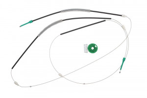 Set reparatie macara geam Fata Stanga potrivit AUDI A4 B5 1994-2001 - (Cabluri)