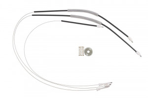 Set reparatie macara geam spate stanga potrivit VW GOLF 5 2003-2009 - (cabluri)