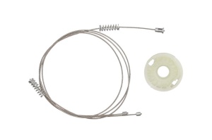 Set reparatie macara geam Stanga/Dreapta Spate potrivit SKODA FABIA I, FABIA I PRAKTIK 1998-2008 - (Cabluri)