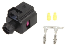 Stecher, numar pini: 2, Kit reparare, potrivit AUDI; SEAT; SKODA; VW - Img 2