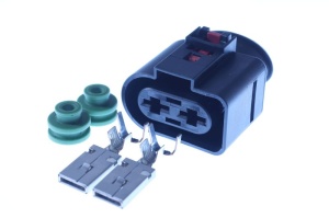 Stecher, numar pini: 2, Kit reparare, potrivit AUDI; SEAT; SKODA; VW - Img 3