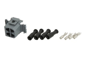 Stecher (numar pini: 4, forma mufa: dreptunghiular, conector mama, pentru lampi spate) potrivit VOLVO FH12 08.93- - Img 1