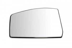 Sticla oglinda dreapta potrivit FORD TRANSIT / TOURNEO CUSTOM dupa 2012 - incalzita, crom