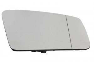 Sticla oglinda exterioara Dreapta potrivit MERCEDES A (W176), B SPORTS TOURER (W246, W242), C T-MODEL (S204), C (W204), CLA (C117) 2006-2016 - (asferica, incalzita, crom)