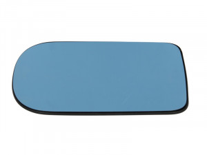 Sticla oglinda exterioara Stanga potrivit BMW 3 (E36), 5 (E39), 7 (E38) 1994-2004 pana in 2003 - (plat, incalzita, albastru)