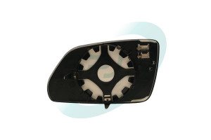Sticla oglinda exterioara Stanga potrivit SKODA OCTAVIA II; VW POLO 2004-2013 - (asferica)