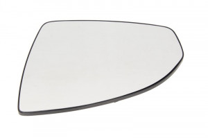 Sticla oglinda exterioara Stanga potrivit SMART FORTWO 2007-2012 - (convexa, incalzita, crom)