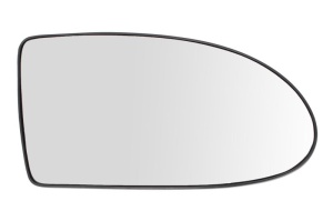 Sticla oglinda laterala Dreapta potrivit HYUNDAI ACCENT III 2005-2010 pana in 2010 - (convexa, crom)