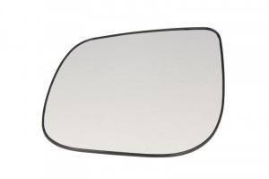 Sticla oglinda stanga potrivit KIA PICANTO 2 II 2011-2015 - incalzita, crom