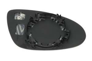 Sticla oglinda stanga potrivit MERCEDES Clasa CLS C219, S C216, S W221 2005-2009 - asferic, incalzita, crom - Img 2