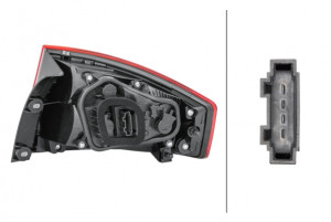 Stop lampa spate Stanga (exterior, P21/5W/P21W) potrivit SEAT TOLEDO IV 07.12-04.19 - Img 4