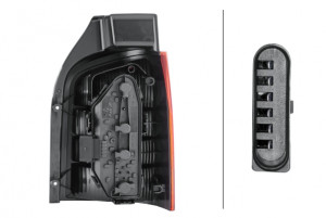 Stop lampa spate Stanga (P21/4W/P21W, haion spate) potrivit VW MULTIVAN T5, TRANSPORTER T5 04.03-08.15 - Img 4