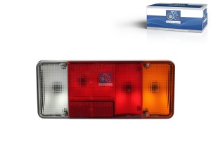Stop spate dreapta (12/24V, cu intermitent, lumina de marșarier, cu lumina stop, lumini parcare, reflector, conector: AMP 7PIN Bayonet) potrivit IVECO DAILY III 05.99-07.07 - Img 3