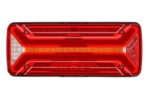 Stop spate dreapta ECOLED II (LED, 10/30V, cu intermitent, cu far de ceață, lumina de marșarier, cu stop, lumină de parcare, reflector, dynamic indicator, conector: AMP 7PIN Bayonet) - Img 1