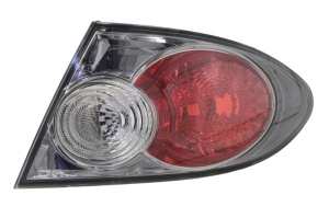 Stop spate dreapta potrivit Mazda 6 GG, GY Hatchback / Sedan 2005-2008 - exterior, culoare sticla crom