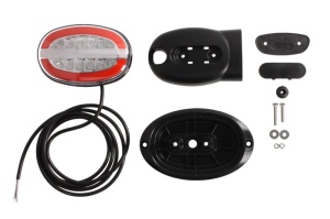 Stop spate stanga/dreapta (LED, cu lumina de ceata, lumina de marșarier, lumina parcare, fara proiector, lungime cablu: 0,2m) - Img 1