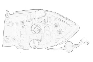 Stop spate stanga (exterior) potrivit HYUNDAI i30 PD Hatchback 2017-2018 - Img 2