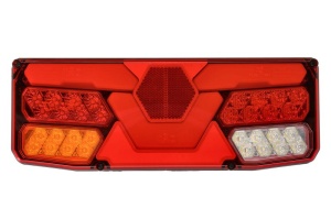 Stop spate stanga (LED, 12/24V, cu intermitent, cu far ceață, lumina de marșarier, cu stop, lumină de parcare, cu iluminare placuta, reflector) - Img 1
